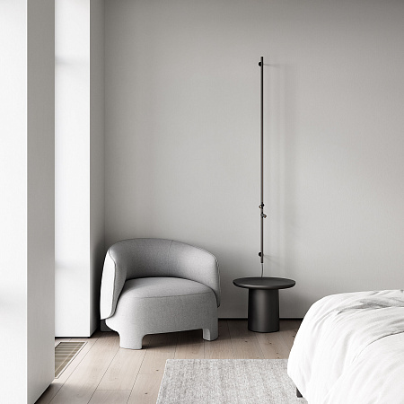 Шинопровод накладной Round (2м) Elektrostandard Mini Magnetic 85165/00 черный a067258