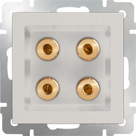 Акустическая розетка слоновая кость Werkel W1185003 4690389155826 a051468