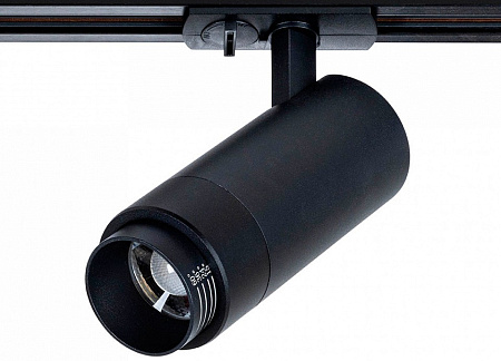 Трековый однофазный светодиодный светильник Arte Lamp Merak A3530PL-1BK