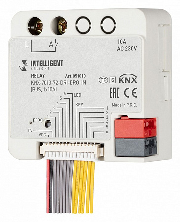 Релейный модуль KNX на 1 канал Arlight INTELLIGENT 051010 Релейный модуль KNX на 1 канал Arlight INTELLIGENT 051010