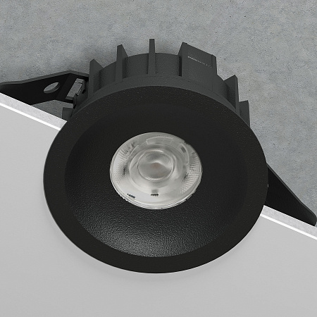 Светильник встраиваемый светодиодный Elektrostandard Combi 25069/LED черный a069008 Светильник встраиваемый светодиодный Elektrostandard Combi 25069/LED черный a069008