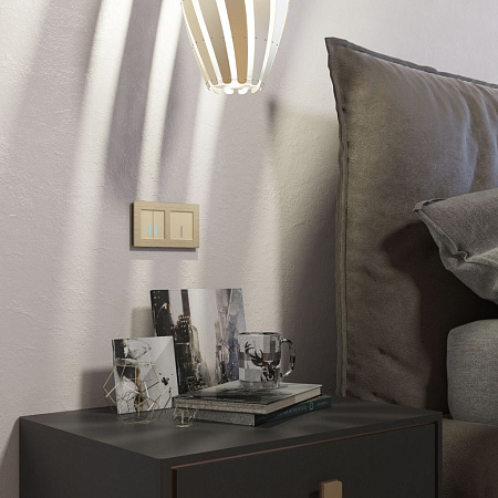 Сенсорный выключатель одноклавишный с подсветкой 1000 Вт Werkel W4510011 a057682 Сенсорный выключатель одноклавишный с подсветкой 1000 Вт Werkel W4510011 a057682