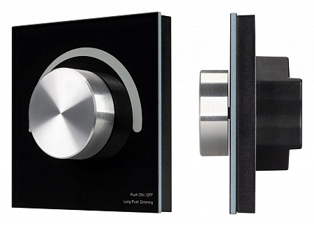 Панель-диммер роторный встраиваемый Arlight INTELLIGENT 036243 Панель-диммер роторный встраиваемый Arlight INTELLIGENT 036243