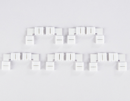 Соединитель угловой L для светодиодной ленты 5050 12/24V (5 конт.) 10 шт Ambrella light GS GS6751 Соединитель угловой L для светодиодной ленты 5050 12/24V (5 конт.) 10 шт Ambrella light GS GS6751