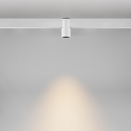 Трековый магнитный светодиодный светильник Maytoni Exility Alfa TR122-2-7W3K-W Трековый магнитный светодиодный светильник Maytoni Exility Alfa TR122-2-7W3K-W