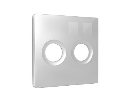 Лицевая панель ALFA для TV двойной розетки Ambrella Volt ALFA AP4133 Лицевая панель ALFA для TV двойной розетки Ambrella Volt ALFA AP4133