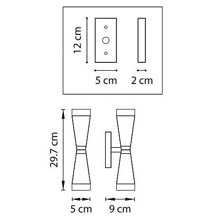 Бра Lightstar Punto 807624