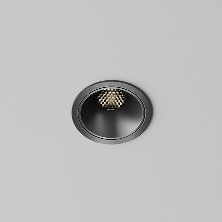 Светильник встраиваемый светодиодный Maytoni Alfa LED DL043-01-10W4K-RD-B-1