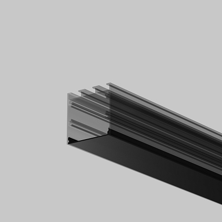 Рассеиватель для профиля 35×35 (Чёрный, 2 м), Maytoni ALM-35-B-DF-2M 642040 Рассеиватель для профиля 35×35 (Чёрный, 2 м), Maytoni ALM-35-B-DF-2M 642040