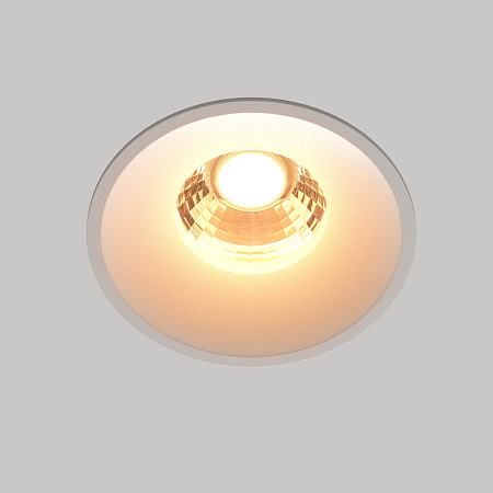 Сетильник встраиваемый светодиодный Maytoni Round DL058-12W2.7K-W