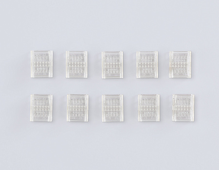 Коннектор прямой COB 12/24V для лент 12mm GS6362 (2 конт.) (10шт. в комплекте) Ambrella light Illumination GS6362 Коннектор прямой COB 12/24V для лент 12mm GS6362 (2 конт.) (10шт. в комплекте) Ambrella light Illumination GS6362