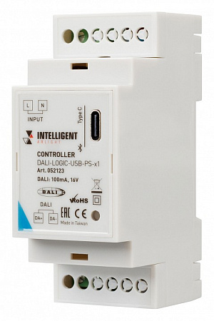 Контроллер DALI/DALI2 на 64 адреса Arlight INTELLIGENT 052123 Контроллер DALI/DALI2 на 64 адреса Arlight INTELLIGENT 052123