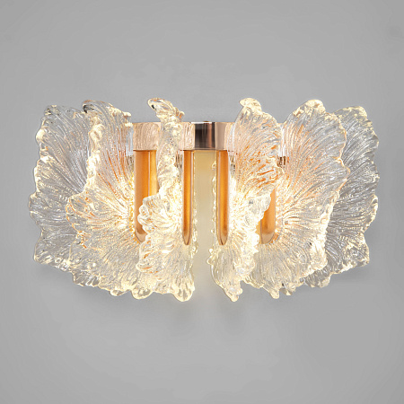 Светильник настенный светодиодный Bogates Farfalla 90377/1 золото