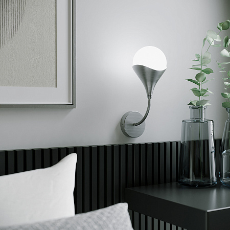 Бра Eurosvet Calyx 60169/1 никель a068275