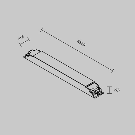 Блок питания DALI 200Вт 24В IP20 Maytoni Lighting control 725009