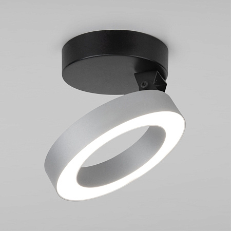 Накладной светодиодный светильник Elektrostandard Spila серебро 12W 4200К 25105/LED a060186