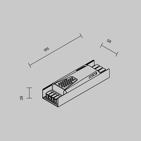 Блок питания 24V 200W Maytoni  821008