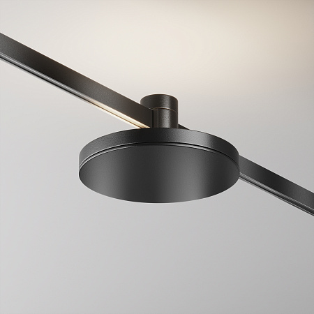 Трековый однофазный светодиодный светильник Maytoni Flarity Plato TR152-1-7W4K-B