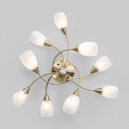 Потолочная люстра Eurosvet Virginia 2275/9 античная бронза 00000055496 Потолочная люстра Eurosvet Virginia 2275/9 античная бронза 00000055496