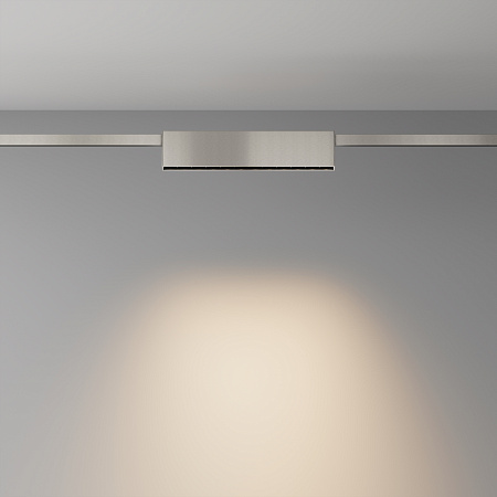 Трековый магнитный светодиодный светильник Maytoni Flarity Points TR150-1-12W3K-M-PT Трековый магнитный светодиодный светильник Maytoni Flarity Points TR150-1-12W3K-M-PT