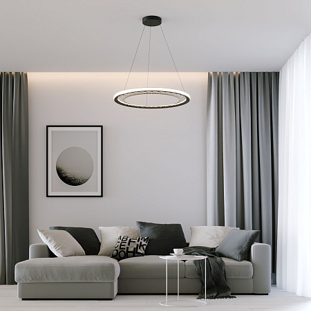 Светильник подвесной светодиодный Eurosvet Parafe 40025/1 LED серый a069306 Светильник подвесной светодиодный Eurosvet Parafe 40025/1 LED серый a069306