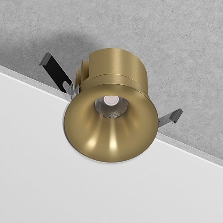 Светильник встраиваемый светодиодный Elektrostandard Bliss 25070/LED 15W 4000K латунь a069408