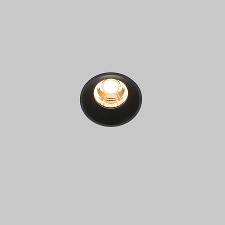 Светильник встраиваемый светодиодный Maytoni Round DL058-7W2.7K-TRS-B