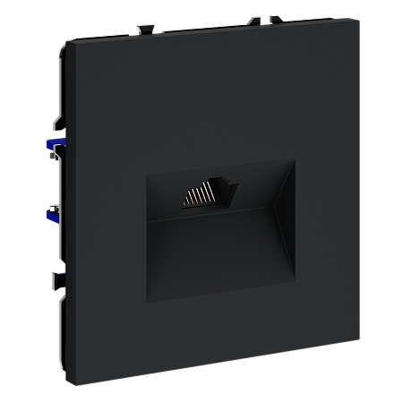 Розетка компьютерная встраиваемая VOLTUM S70 RJ45 кат.6, (графит) VLS060107 Розетка компьютерная встраиваемая VOLTUM S70 RJ45 кат.6, (графит) VLS060107