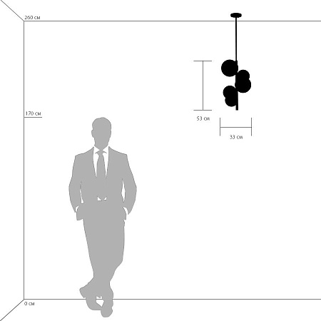 Подвесная люстра Lightstar Croco 815053 Подвесная люстра Lightstar Croco 815053