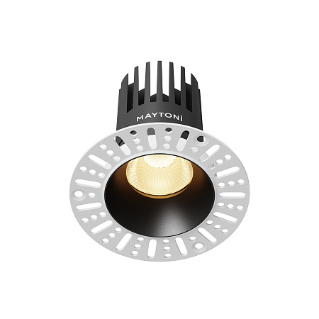 Светильник встраиваемый светодиодный Maytoni Dip DL121-15W-2.7K-TRS-B