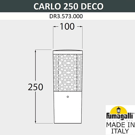 Ландшафтный светильник FUMAGALLI CARLO DECO 250 DR3.573.000.WXU1L