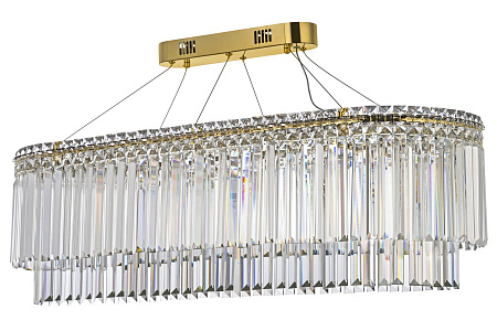 Люстра хрустальная светодиодная Arti Lampadari Ovindoli L 1.5.100X35.101 G Люстра хрустальная светодиодная Arti Lampadari Ovindoli L 1.5.100X35.101 G