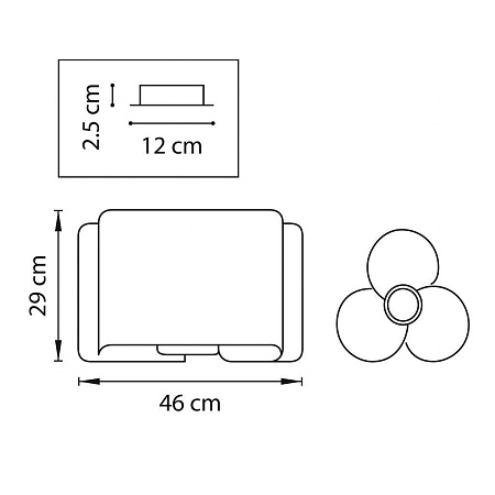 Потолочная люстра Lightstar Pittore 811030 Потолочная люстра Lightstar Pittore 811030