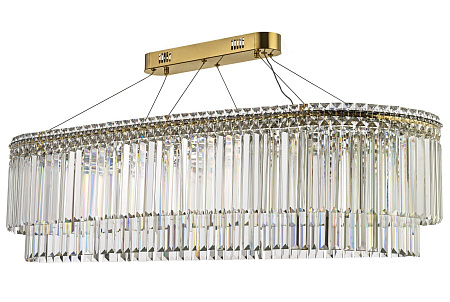 Люстра хрустальная светодиодная Arti Lampadari Ovindoli L 1.5.120x40.101 G Люстра хрустальная светодиодная Arti Lampadari Ovindoli L 1.5.120x40.101 G