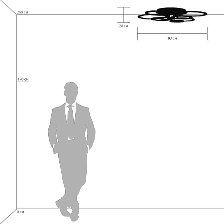 Потолочная люстра Lightstar Breve 749094 Потолочная люстра Lightstar Breve 749094
