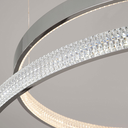 Люстра подвесная светодиодная Eurosvet Posh 90275/3 хром Smart a048449 Люстра подвесная светодиодная Eurosvet Posh 90275/3 хром Smart a048449