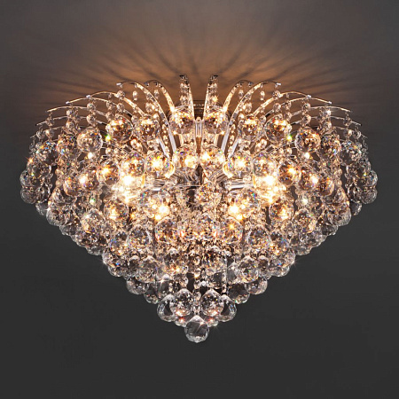 Хрустальная люстра Eurosvet Ostiniya 3299/9 хром/прозрачный хрусталь Strotskis 00000079833 Хрустальная люстра Eurosvet Ostiniya 3299/9 хром/прозрачный хрусталь Strotskis 00000079833