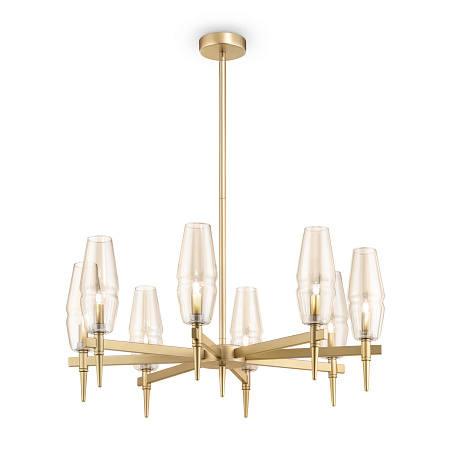 Люстра на штанге Maytoni Lita H002PL-08G Люстра на штанге Maytoni Lita H002PL-08G