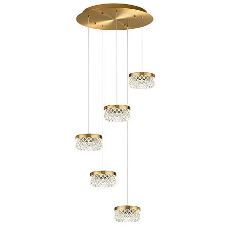 Люстра хрустальная светодиодная Odeon Light FIVRE 5032/30L