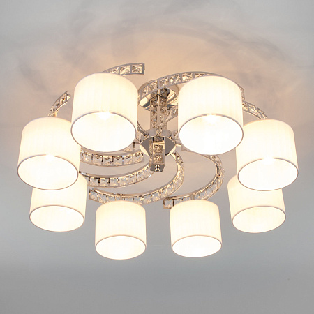 Люстра потолочная Eurosvet Salina 60104/8 хром (a045240) Люстра потолочная Eurosvet Salina 60104/8 хром (a045240)