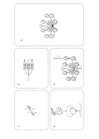 Потолочная люстра Lightstar Vortico 814097 Потолочная люстра Lightstar Vortico 814097