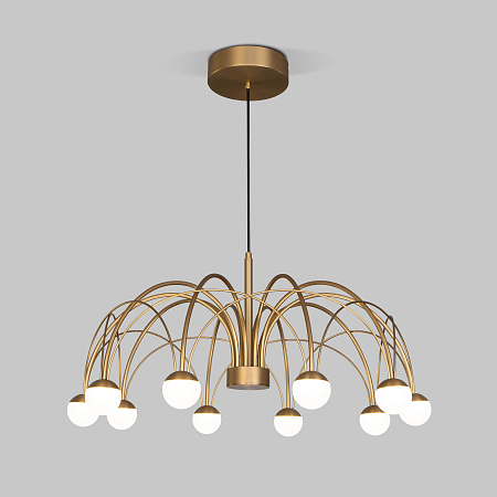 Люстра подвесная светодиодная Eurosvet Ragno 90030/10 LED золото a069298 Люстра подвесная светодиодная Eurosvet Ragno 90030/10 LED золото a069298