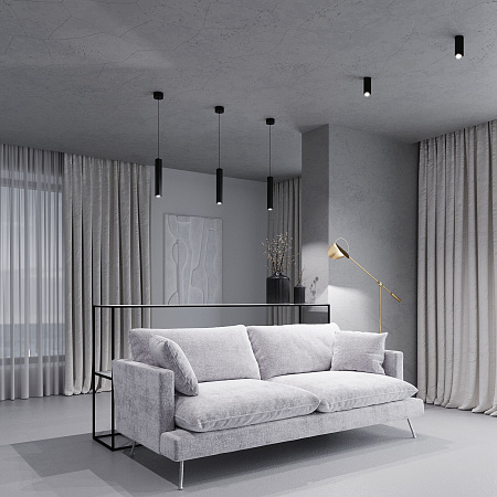 Светильник подвесной светодиодный Elektrostandard Trio 50310 LED 12W 4000K черный (a067066)