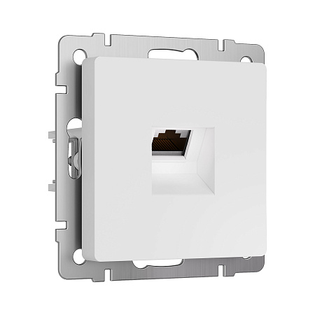 Розетка Ethernet RJ-45 cat. 6A экранированная белый матовый Werkel W5120001 a069684