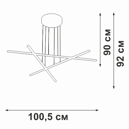 Светильник подвесной светодиодный Vitaluce V3051-1/3S Светильник подвесной светодиодный Vitaluce V3051-1/3S