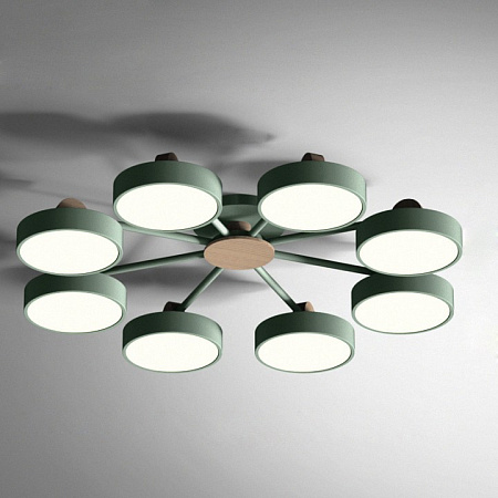 Люстра потолочная светодиодная Imperiumloft MOVE 8 Green 178258-26 Люстра потолочная светодиодная Imperiumloft MOVE 8 Green 178258-26