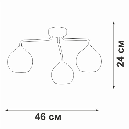 Люстра потолочная Vitaluce V3096-9/3PL