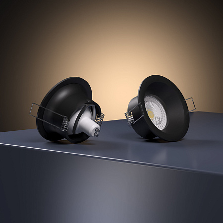 Светильник встраиваемый Elektrostandard Andi 25061/01 GU10 черный IP44 a070143 Светильник встраиваемый Elektrostandard Andi 25061/01 GU10 черный IP44 a070143