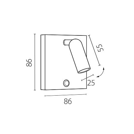 Бра Lightstar Omega 200937 Бра Lightstar Omega 200937