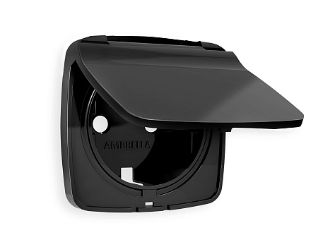 Лицевая панель для электрической розетки с заземлением со шторками и крышкой IP44 QUANT Ambrella Volt OMEGA OP8080 Лицевая панель для электрической розетки с заземлением со шторками и крышкой IP44 QUANT Ambrella Volt OMEGA OP8080